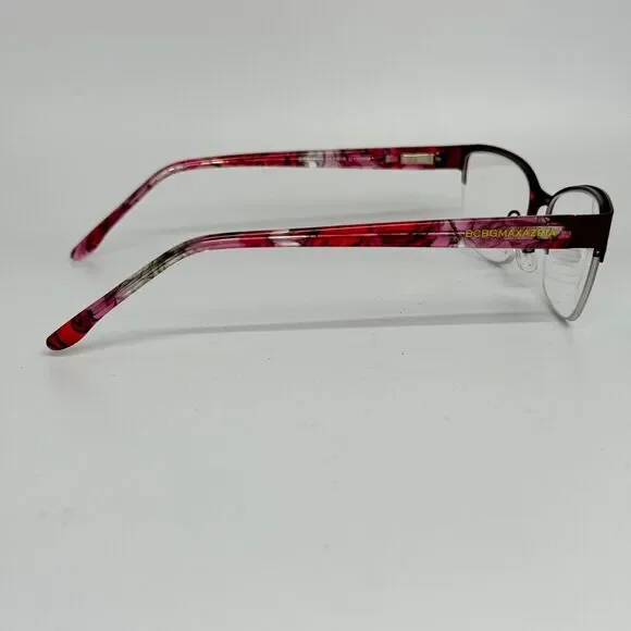 BCBGMaxazria Kana Wine Eyeglasses Frames Womens Pink‎ red 53 17 135 H13576